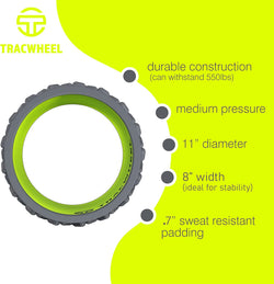 TRACWHEEL Patented Trigger Point Muscle Roller and Back Cracker, Helps to Relieve Back Pain and Provide Postural Relief