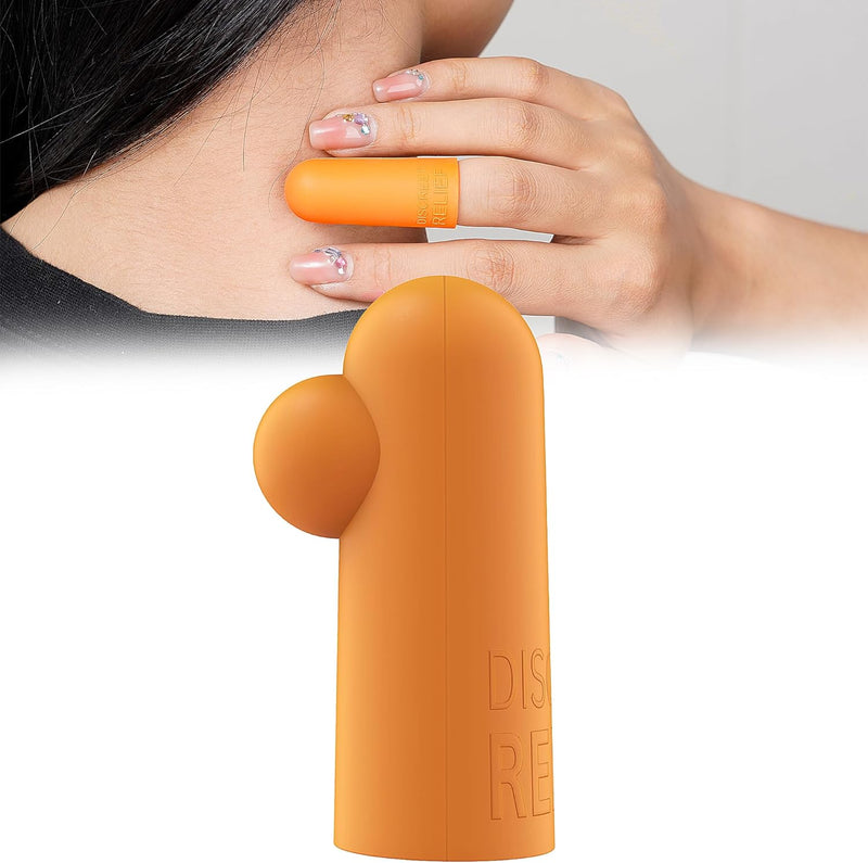 DISCREET RELIEF Trigger Point Massager Tool for Acupressure Massage | Manual Neck Massager + Shoulder Massager + Portable Pain Relief Device | Wearable Acupuncture Pen Deep Tissue Massager