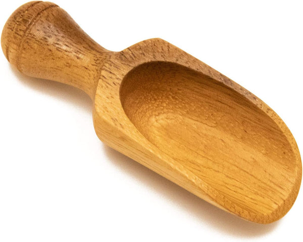 Salt and Spice Scoop, Acacia Wood, 4-Inch