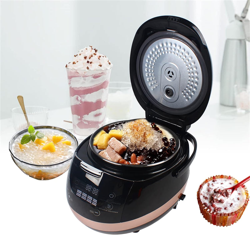 Boba Cooker Boba Pot Commercial Fully Automatic Pearl Pot, Touchscreen 110V Boba Maker Machine, 5L Pearl Maker for Boba Tea, Bubble Tea and Milk Tea