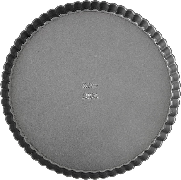 Wilton Excelle Elite Non-Stick - Non-Stick Tart and Quiche Pan with Removable Bottom, 9-Inch, Steel