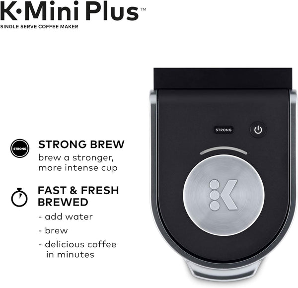 Keurig K-Mini Plus Single Serve K-Cup Pod Coffee Maker, Black