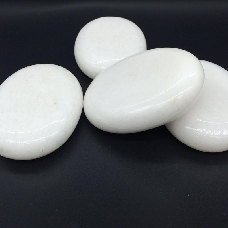 Zabrina 4 pcs Cold Stone Massage Stone Set Handcrafted Marble Stone Set