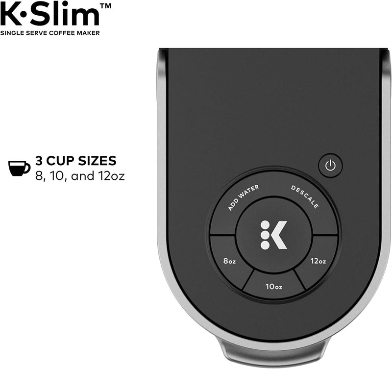 Keurig K- Slim Single Serve K-Cup Pod Coffee Maker, Multistream Technology, Black