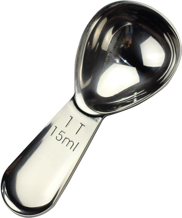 CoaGu 1PC 15ml Coffee Scoop: Sturdy 18/8 Stainless Steel Tablespoon Ideal for Precise Coffee Brewing and Baking