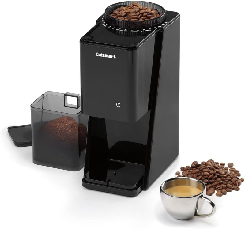 Touchscreen Burr Grinder, 7.34"(L) x 5.0"(W) x 11.14"(H), 14 cups