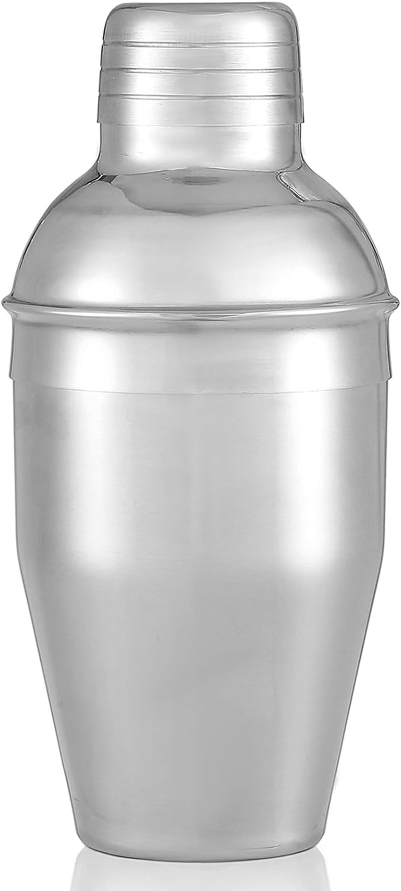 Handheld Cocktail Martini Shaker,Stainless Steel Drink Mixer Wine Shakers With Strainer for Bar,Home Bartending Mini Size（8.4oz）