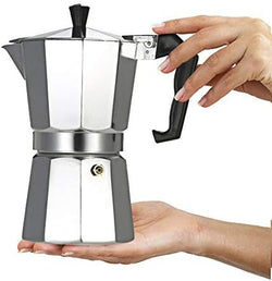 UniWare Espresso Coffee Maker Cafetera Percolator Cubana Italiana 3 6 12 Cups New in Box (12-Cup)