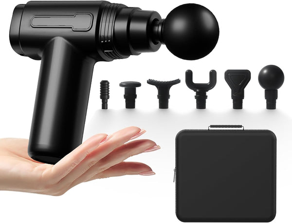 Massage Gun Mini, Portable Mini Massage Gun with 10 Speeds and Type-C Charging, Mini Massage Gun Deep Tissue for Relaxation, Muscle Massager for Pain Relief, Mom Birthday Gifts