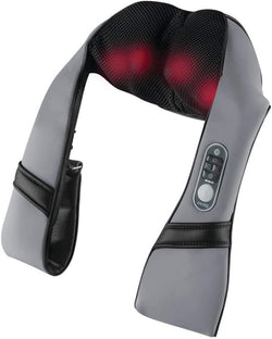 Homedics Cordless Shiatsu Talk Voice Controlled Shoulder & Neck Massager with Heat – Shiatsu Massager with Voice-Control Technology, Heated Massage for Neck Pain Relief & Shoulder Pain Relief - Black