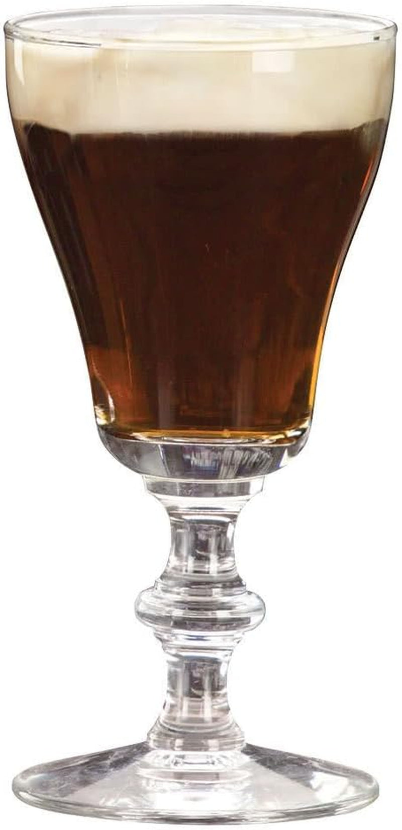 SET of 4, Libbey 8054 6 oz. Georgian Irish Coffee Glass w/Signature Party Picks