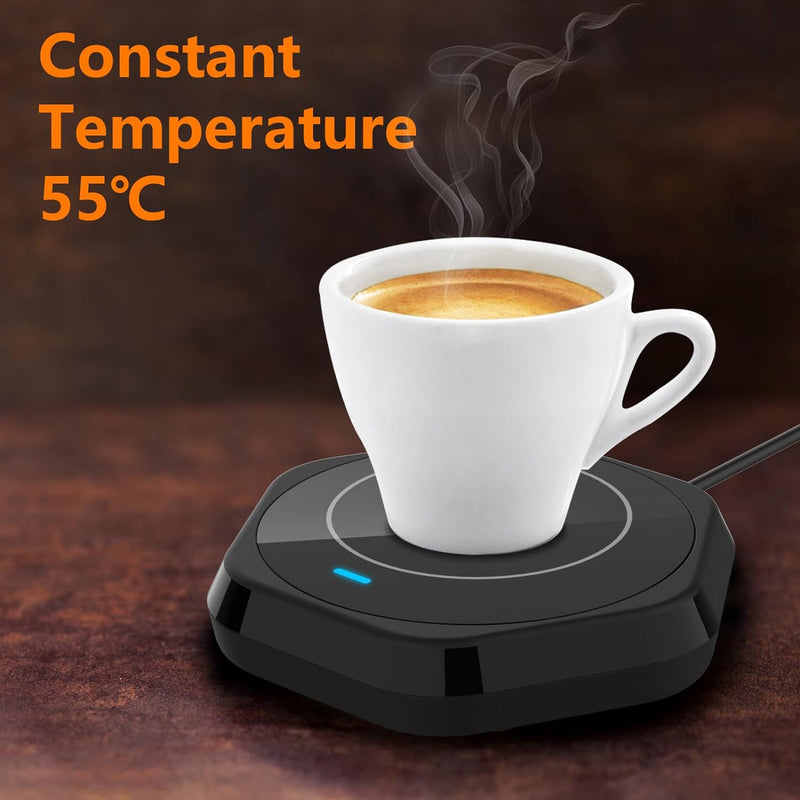 Coffee Mug Warmer, Smart Coffee Cup Warmer with Pressure-Induced Auto On/Off, Coffee Accessories for Home Office Desk