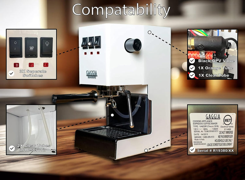 Distro Coffee Labs 9 Bar 6 Bar OPV Spring Modification for Espresso Machines - Compatible with Gaggia Classic