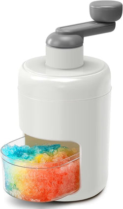 Ice Shaver Manual Snow Cone Machine Protable Shaved Ice Maker Ice Crusher with 3 Free Ice Boxes