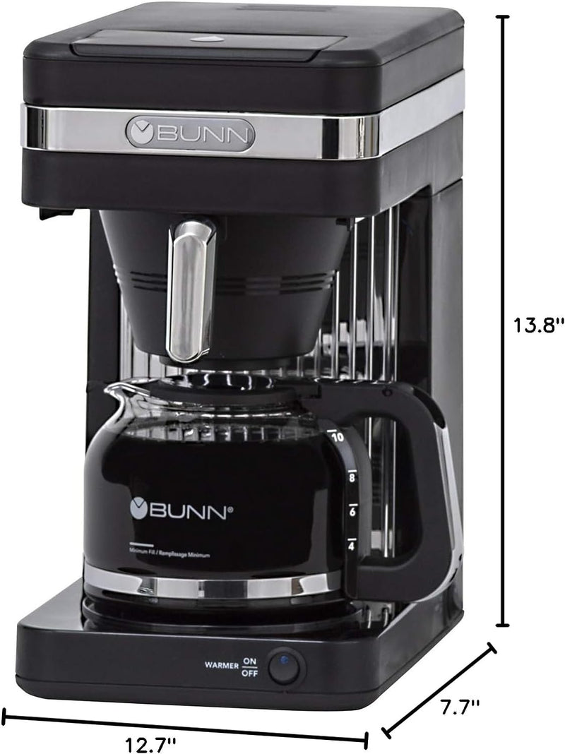 BUNN CSB2B Speed Brew Elite 10-Cup Coffee Maker, Black/SST