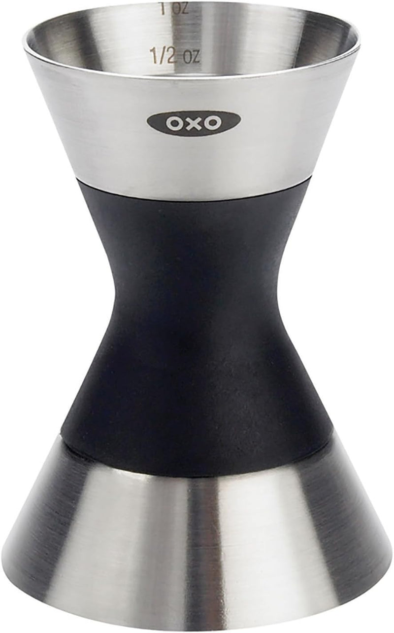 OXO Double Cocktail Jigger & Strainer Set