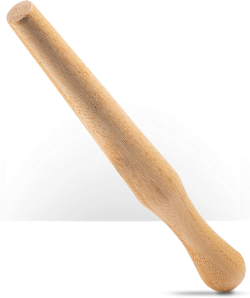 Piña Barware Professional Cocktail Muddler - 12" / 30cm Bamboo with Smooth Muddler (One Muddler)