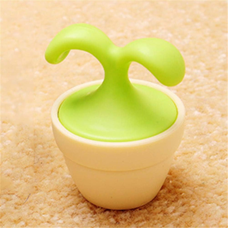 16xi 2PCS Handheld Body Massager Mini Potted Plant Shaped Roller Ball Bead Relaxation Neck Foot Face Pot Desk Decor Massage Cooling for Neck, Arms, Legs, Feet - Office, Home or On-The-Go Great Gifts