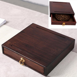 WANLIAN Tea Box Tea Leaf Storage Box Wooden Tea Storage Box Wooden Tea Gift Box Tea Display Box (1 Floor)