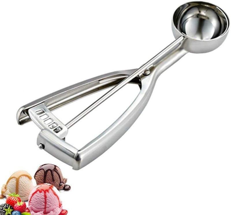 Saebye 2 teaspoon Cookie Scoop, 2 tsp Cookie Scoop for Baking, Melon Baller Scoop, 1.18 inch/ 30 MM Ball, 18/8 Stainless Steel Mini Ice Cream Scoop, Secondary Polishing