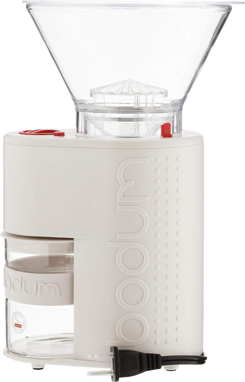 bodum Bistro Burr Coffee Grinder, 1 EA, White