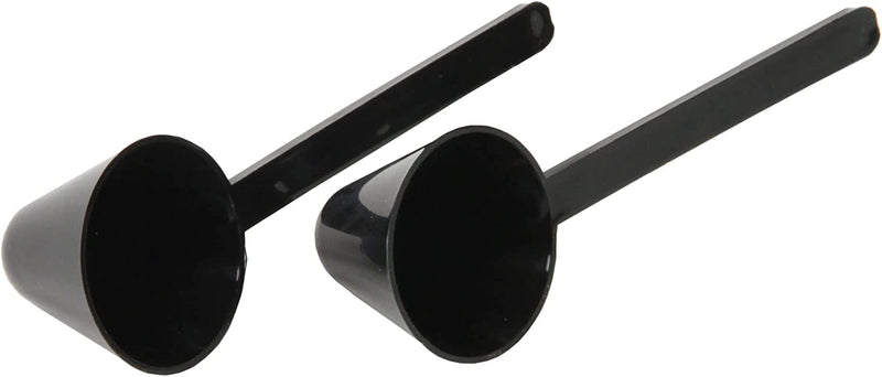 Chef Craft Classic Plastic Coffee Scoop, 1 Ounce 2 Piece Set, Black