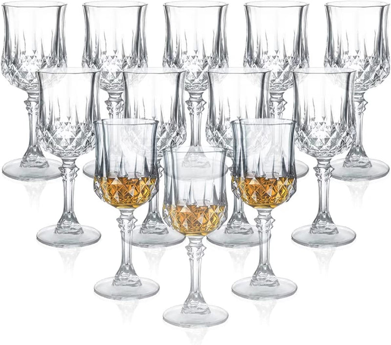 Soopiiso Cordial Glasses,1.7oz/50ml,Shot Glasses Set of 6,shot glasses with stem/tequila shot glasses/Sherry glasses