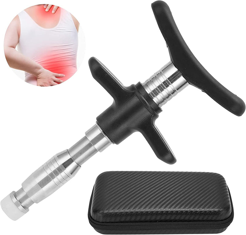 Dioche Chiropractic Adjustment Tool, Handheld Chiropractic Tool, Chiropractic Adjusting Tool for Improve Joint Pain, Single Head Spine Correction Gun for Adjust Vertebration