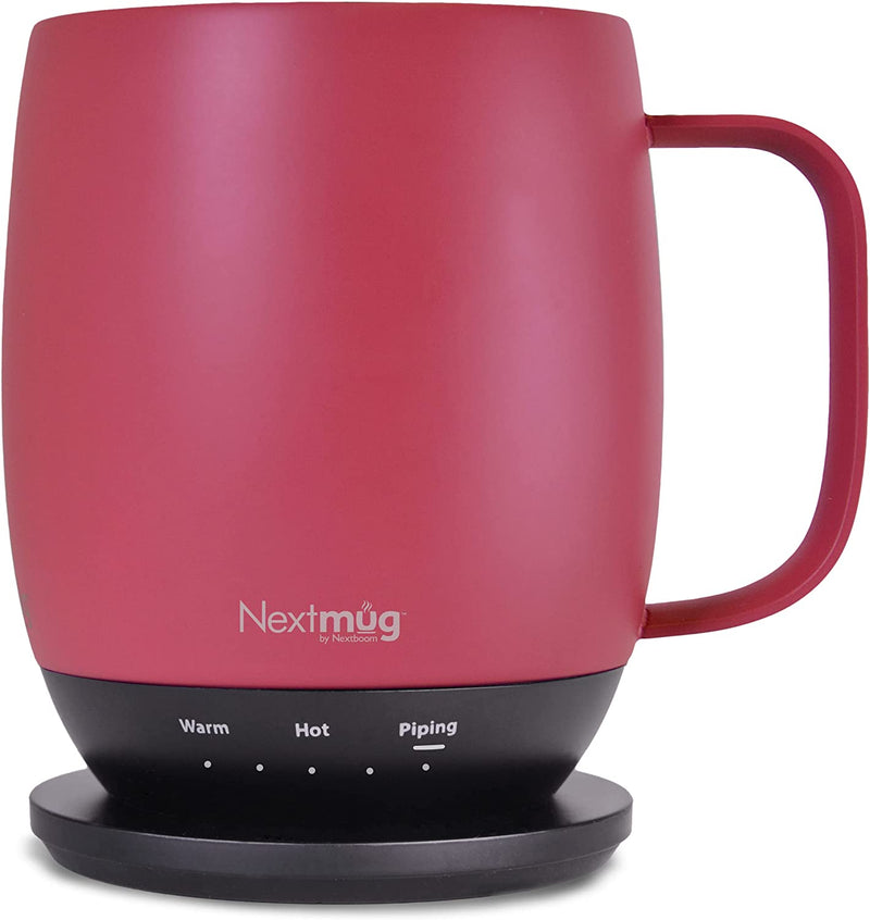 Nextmug - Temperature-Controlled, Self-Heating Coffee Mug (Black - 14 oz.)