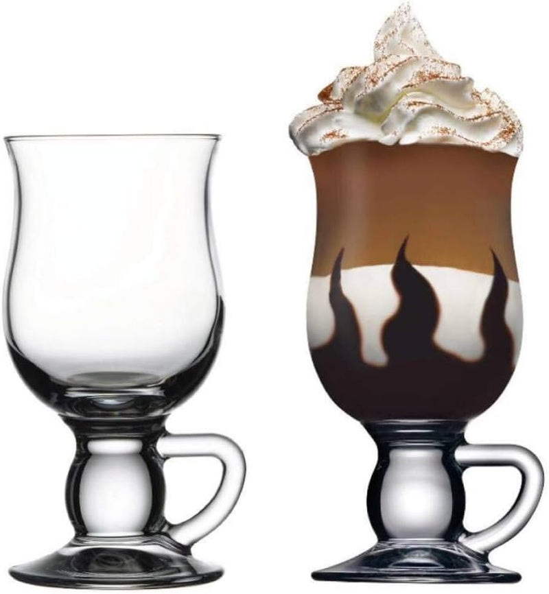 HISTORY COMPANY “Dublin Museum Selection” True Irish Coffee Glass, 2-Piece Set (Gift Box Collection)