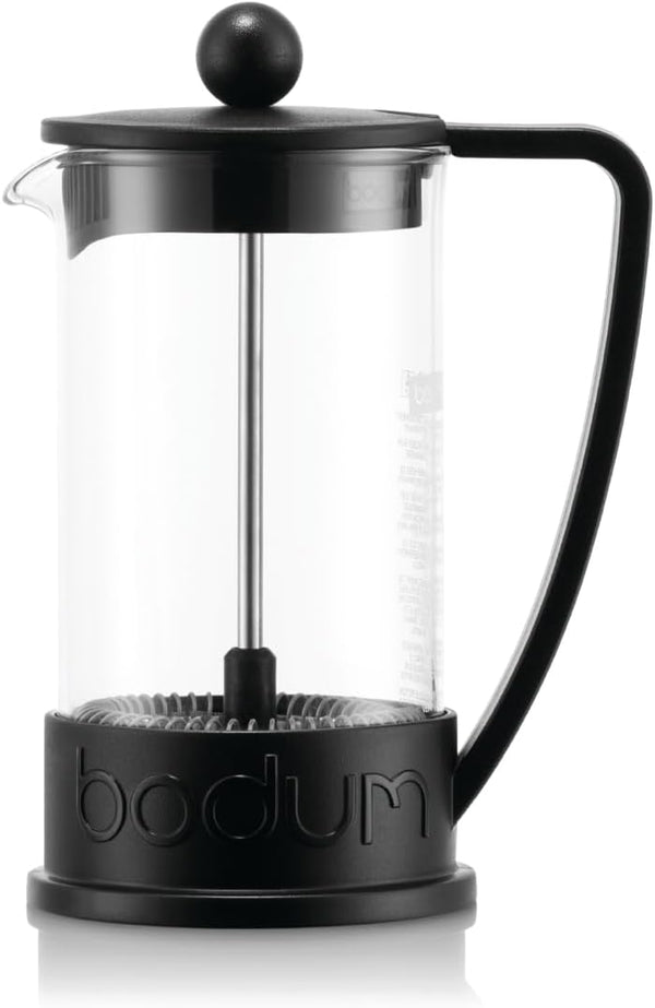 Bodum 10948-01BUS Brazil French Press Coffee and Tea Maker, 12 Ounce, Black