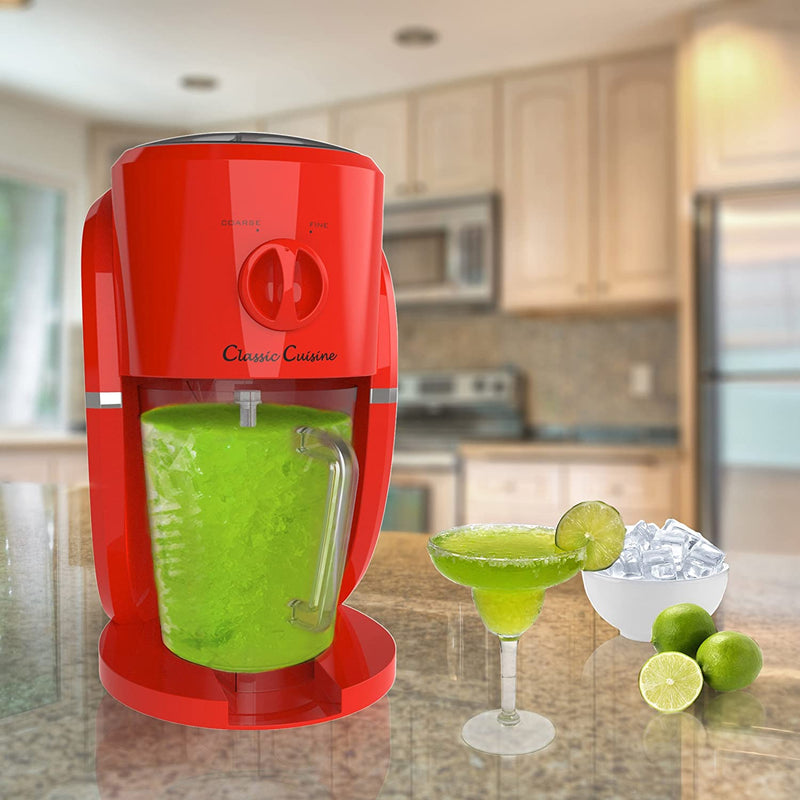 Frozen Drink Maker, Mixer and Ice Crusher Machine for Margaritas, Pina Coladas, Daiquiris, Shaved Ice Treats or Slushy Desserts by Classic Cuisine