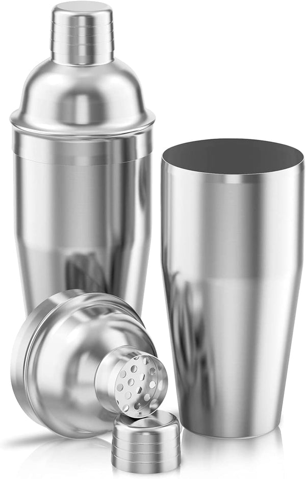 LUCKYGOOBO Cocktail Shaker,24 oz Martini Shaker,Drink Shaker Built-in Strainer,Professional Stainless Steel Margarita Mixer,Bartender Kit Gifts.