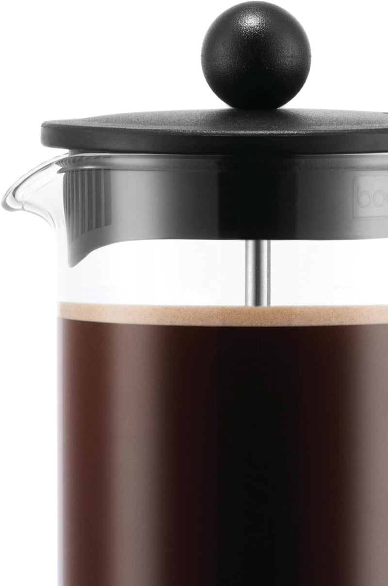 Bodum 10948-01BUS Brazil French Press Coffee and Tea Maker, 12 Ounce, Black