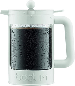 bodum Bean Cold Brew Coffee Maker, 51 Oz, Bright White