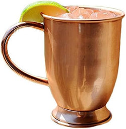 Alchemade 100% Pure Copper Barrel 16 Ounce Mug Perfect For Moscow Mules, Other Cocktails, Or Your Favorite Drinks - Will Keep Beverages Colder Longer