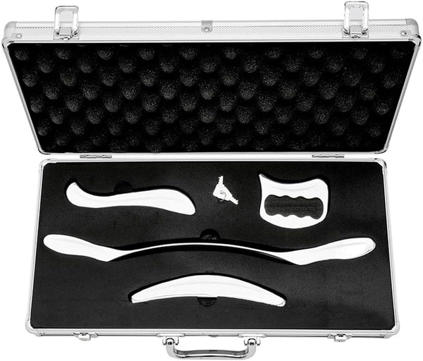 H-Brotaco Stainless Steel Gua Sha Scraping Massage Tool Set IASTM Tools Great Soft Tissue Mobilization Tool