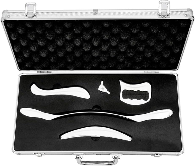 H-Brotaco Stainless Steel Gua Sha Scraping Massage Tool Set IASTM Tools Great Soft Tissue Mobilization Tool