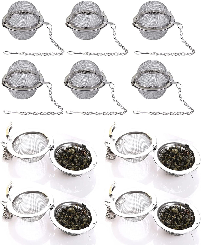 3PCS Tea Infuser, Upgraded Tea Strainer, Premium Tea Infusers for Loose Tea, Tea Steeper, Tea Ball for Tea Flavoring Herbal Spices Seasonings