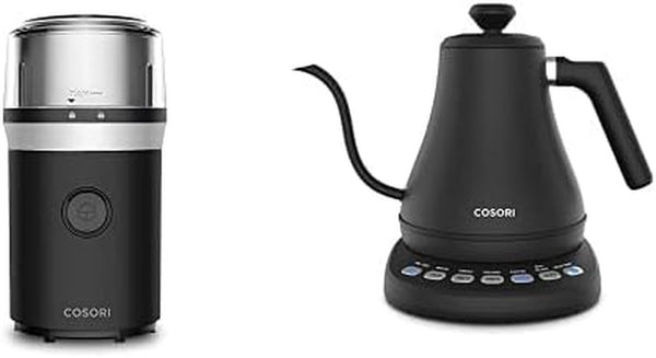 COSORI Electric Gooseneck and Coffee Grinder Electric for Coffee beans, Spices