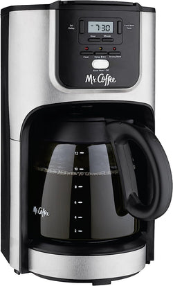 Mr. Coffee 12-Cup Programmable Coffee Maker with Brew Strength Selector