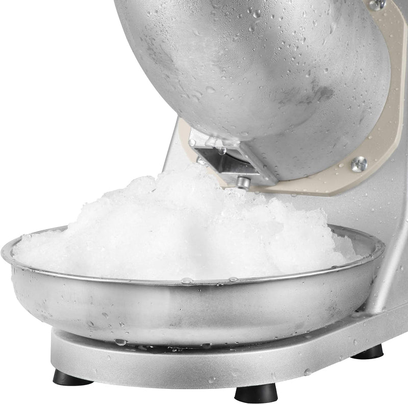 ZENY Electric Ice Crushers 300W 2000r/min w/Stainless Steel Blade Shaved Ice Snow Cone Maker Kitchen Machine (Silver)