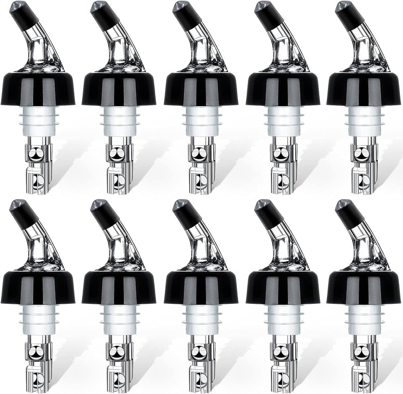 Automatic Measured Bottle Pourer - Quick Shot Spirit Measure Pourer Drinks Wine Cocktail Dispenser Home Bar Tools - 1oz/30ml (4 pack)