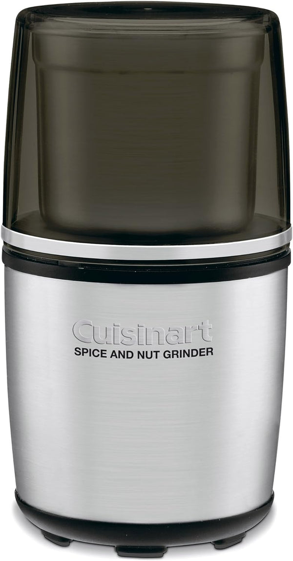 Cuisinart SG-10 Electric Spice-and-Nut Grinder, Stainless/Black & Set of 3 Fine Mesh Stainless Steel Strainers