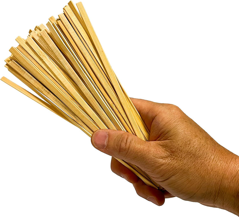 KingSeal Bamboo Wood Coffee Stirrers, Square End, 7 inch Length, 100% Renewable and Biodegradable - 1 Box of 500