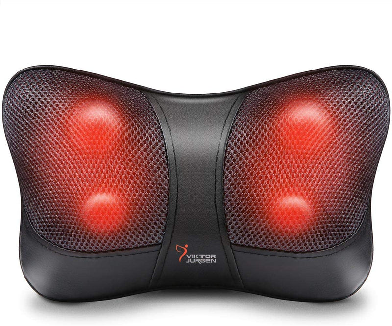 VIKTOR JURGEN Christmas Gifts for Men, Women, Dad, Mom, Shiatsu Back Massager with Heat, Deep Kneading Shiatsu Massage Pillow Presents for Mothers Day, Fathers Day