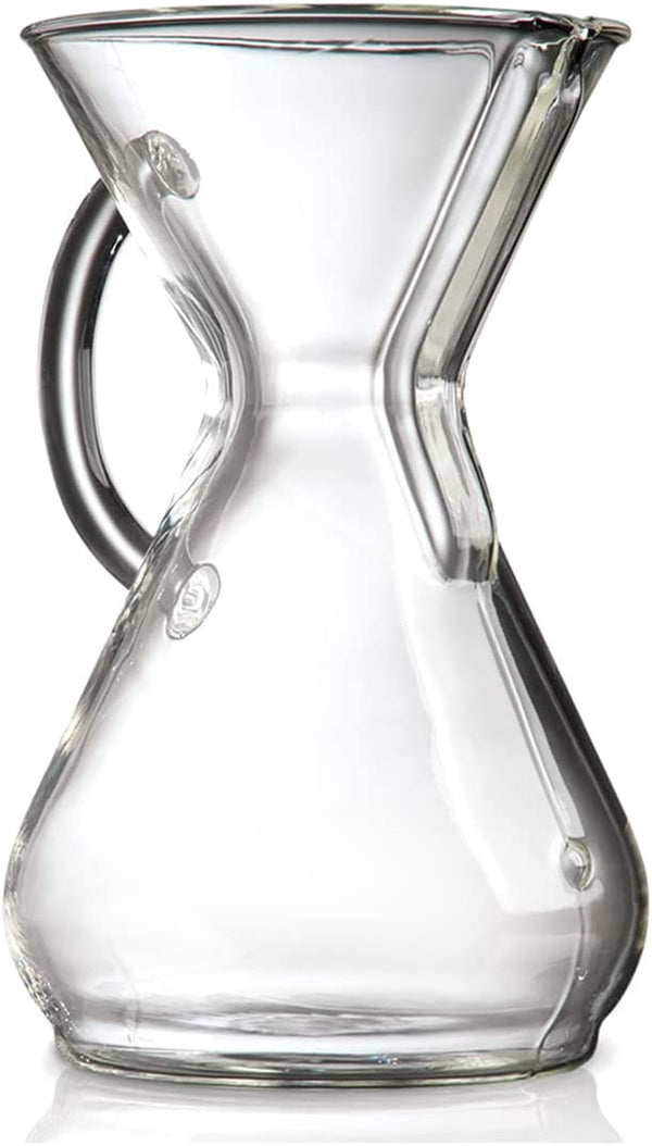 Chemex Pour-Over Glass Coffeemaker - Glass Handle Series - 8-Cup - Exclusive Packaging