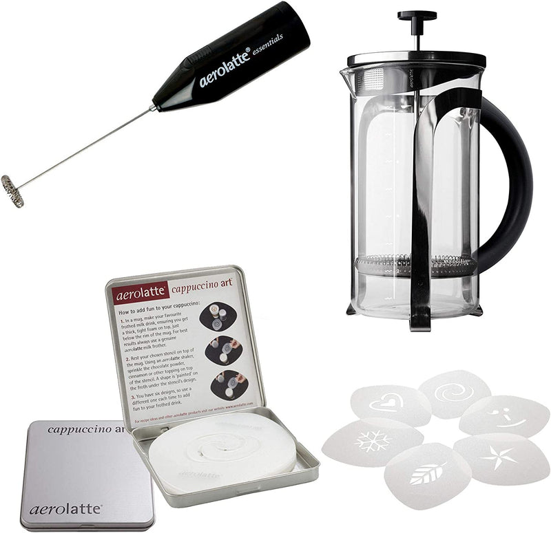 Aerolatte Essentials Steam-Free Milk Frother, Black