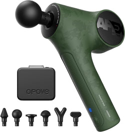 Opove Massage Gun Fascia Percussive Muscle Massager 14.5mm Newest, for Back Pain Relief Workout Recovery in Gym Home Office Daily Massage, Ergonomic for Effortless to Use, Apex Green