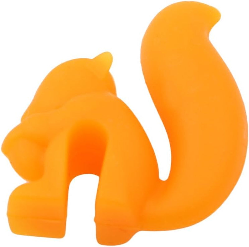 TraveT Silicone Cute Squirrel Tea Bag Silicone Tea Bag Holder 5pcs